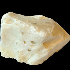 Cream‎ Swirl Art Glass Cullet #4XL65